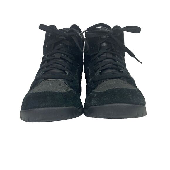 Zumba Energy Shine - Women's Sz 9.5 - Black Suede Glitter High Tops - A1F00128 - Picture 2 of 12